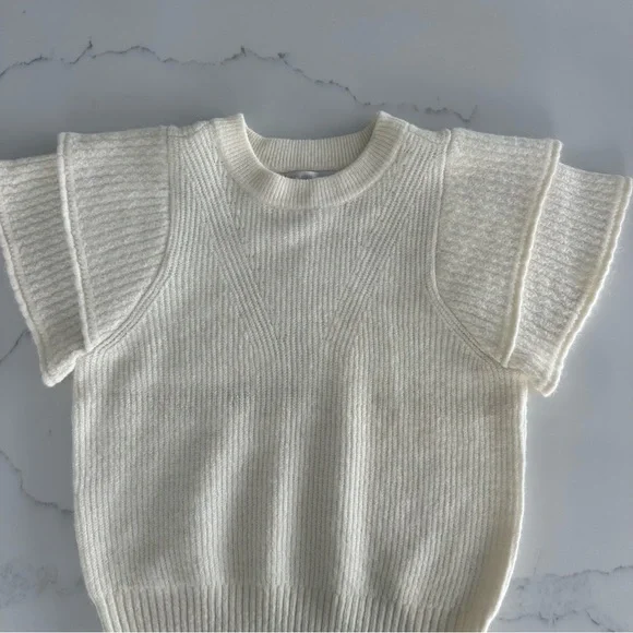 Design History Ruffle Flounce Sweater Vest Top - NWT - Size S - Picture 5 of 6